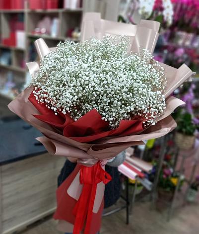 Букет цветов из: Гипсофила в Лоухи