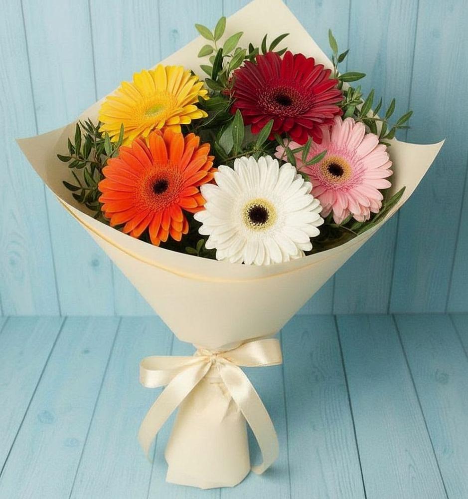 Букет цветов из: Герберы в Лоухи