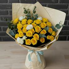 Букет цветов из:  Розы #REPLACE_PRED# Лоухи