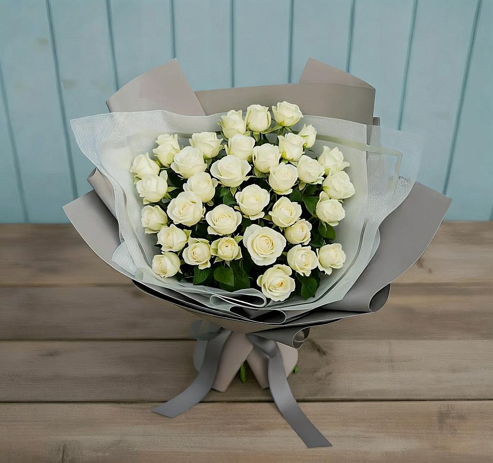 Букет Белоснежная нежность в Лоухи