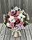 Букет цветов из: Альстромерии, Гвоздики, Розы и Хризантемы в Лоухи