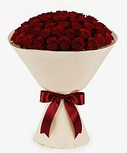 Букет 101 Бордовая роза Блэк Бакарра в Лоухи