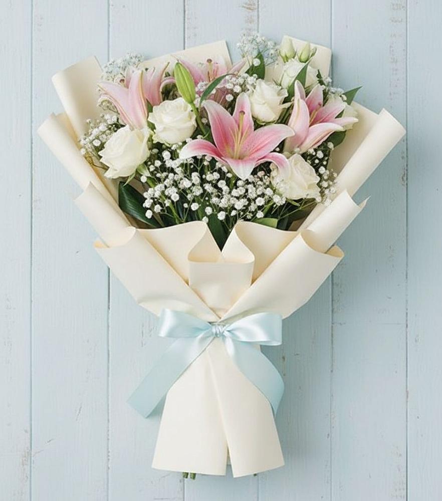 Букет цветов из: Лилии в Лоухи