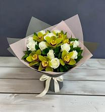 Букет цветов из:  Орхидеи и Розы в Лоухи