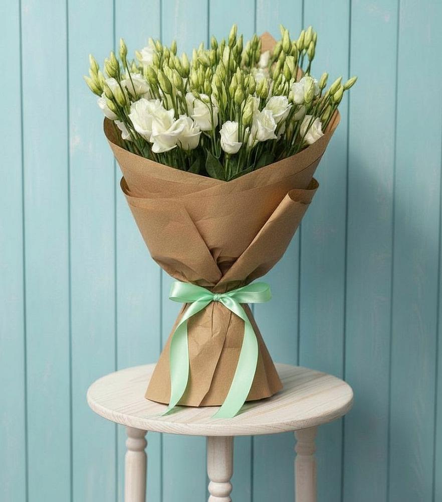 Букет цветов из: Лизиантусы в Лоухи