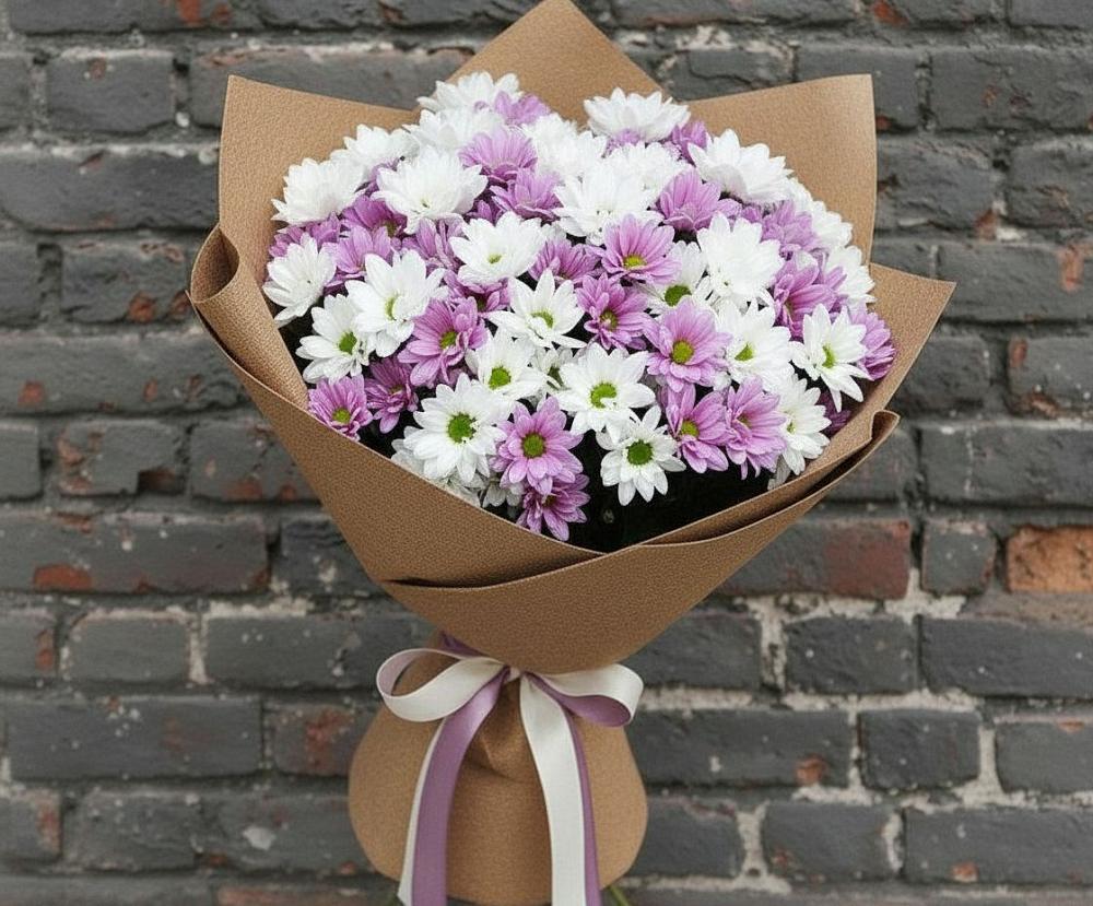 Букет цветов из: Хризантемы в Лоухи
