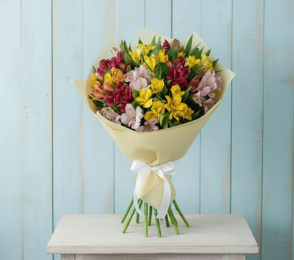 Букет цветов из: Альстромерии в Лоухи
