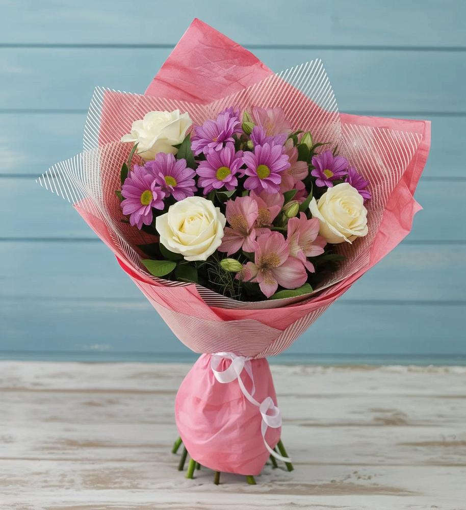 Букет цветов из: Герберы в Лоухи